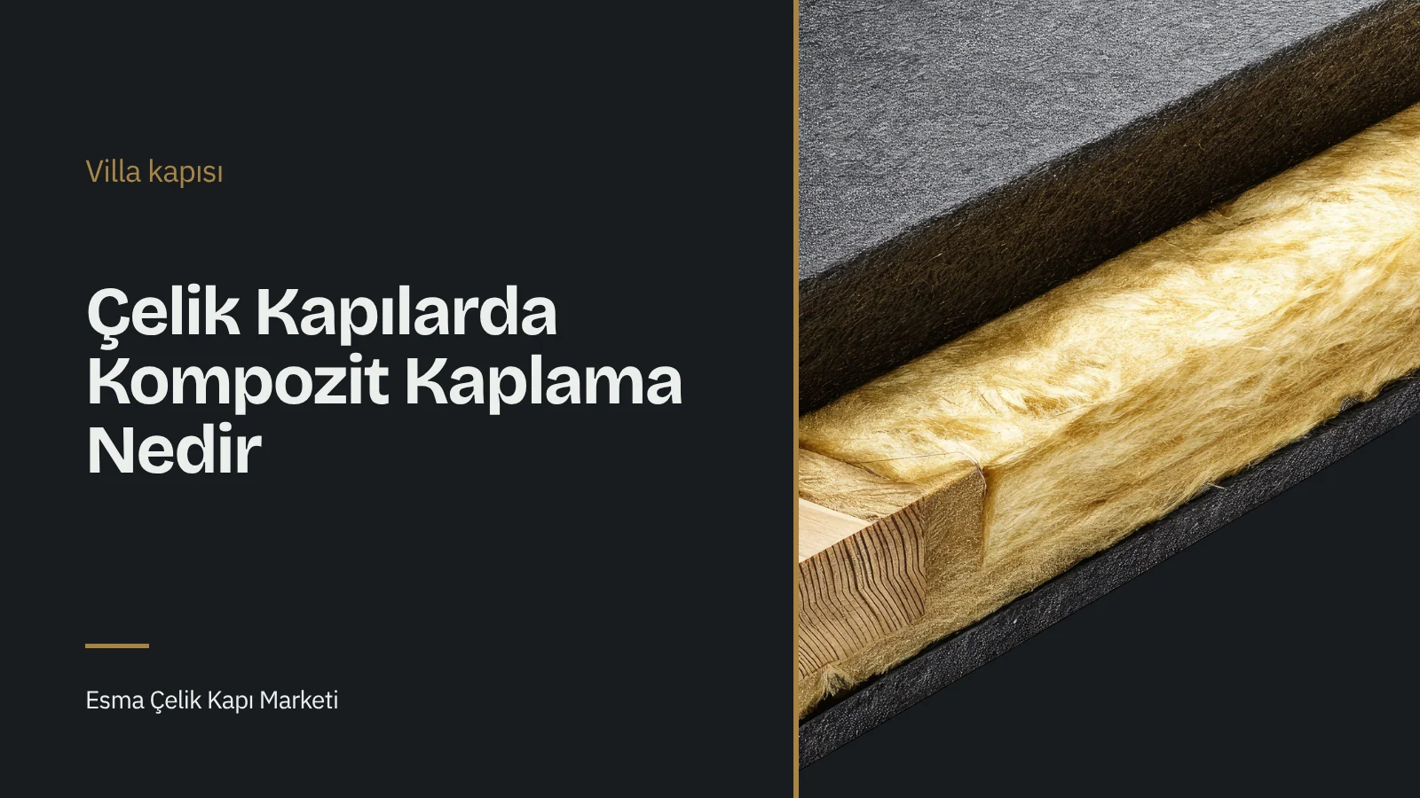 Üst üste dizilmiş kompozit paneller, koyu çekirdek katmanları kesitten görünüyor