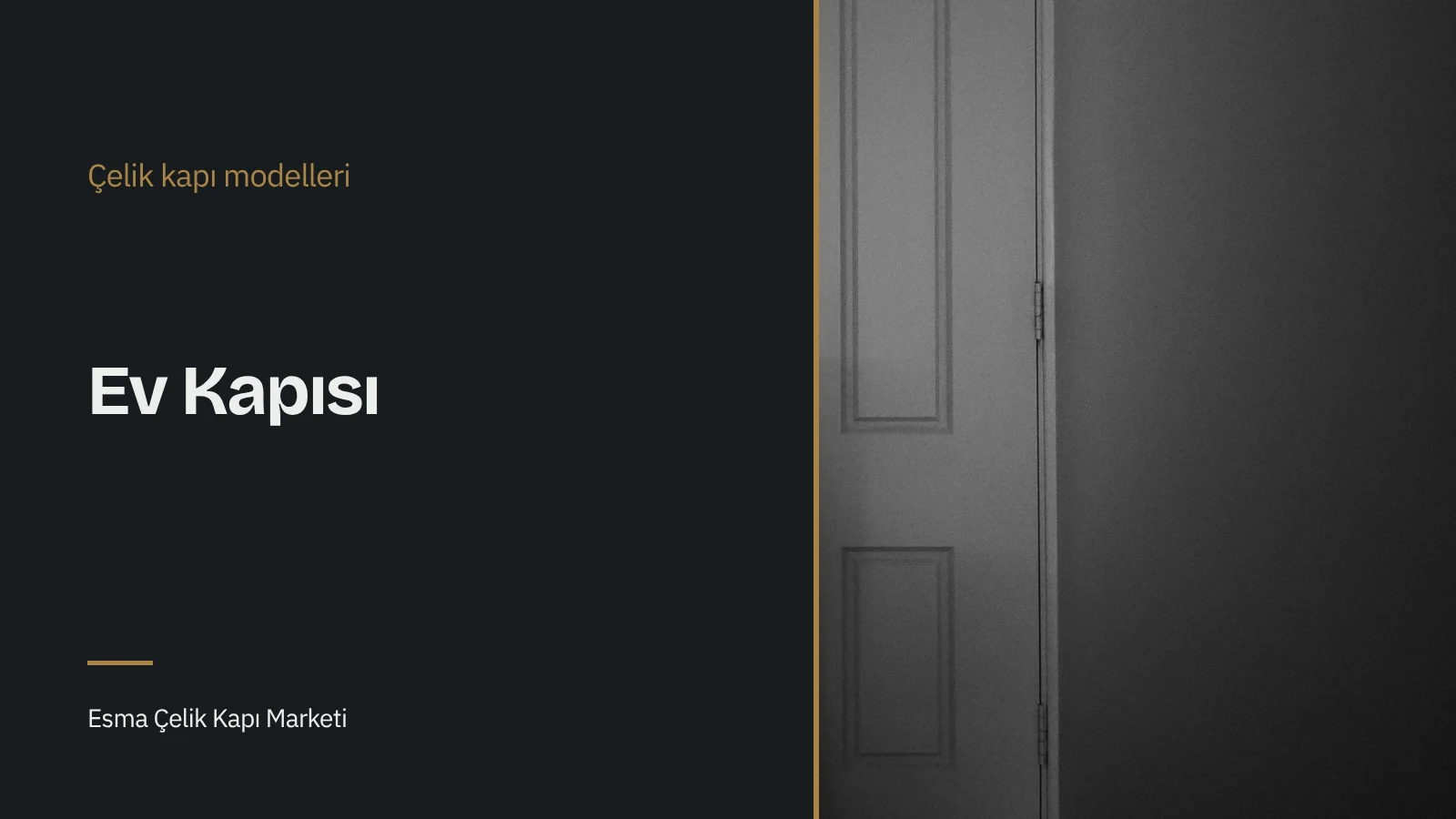 A dark grey panelled apartment entrance door seen from the hallway