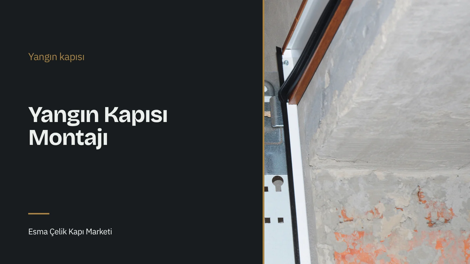 Montaj sırasında kapı kasasını matkapla delen usta eli, yakın çekim